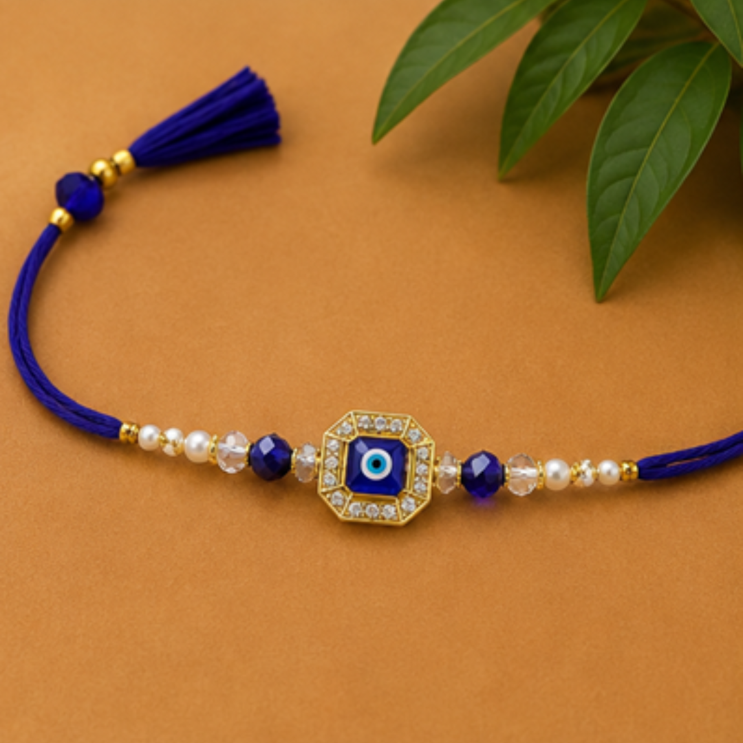 Evil Eye Beaded Rakhi