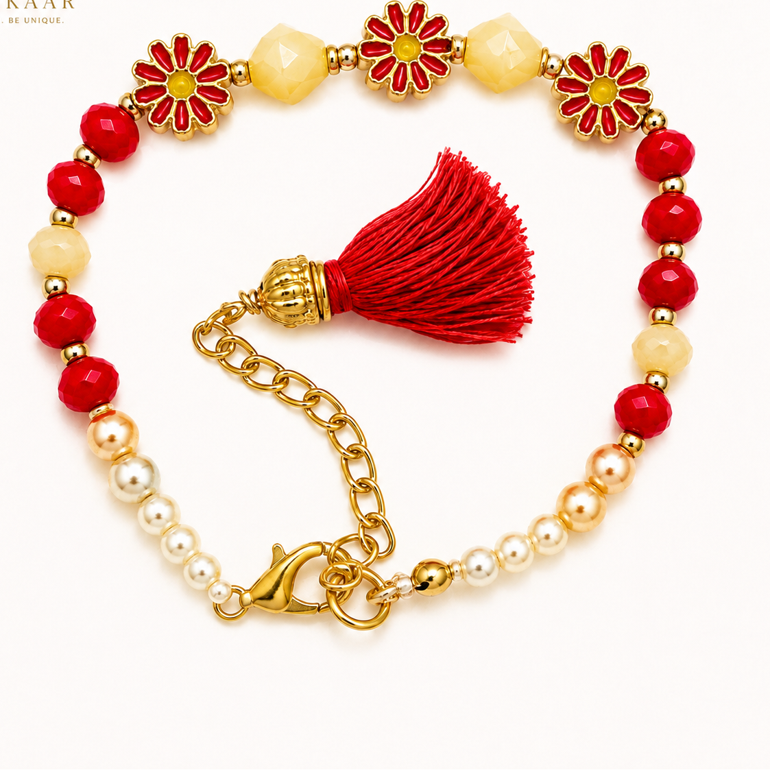 Floral Tassel Rakhi