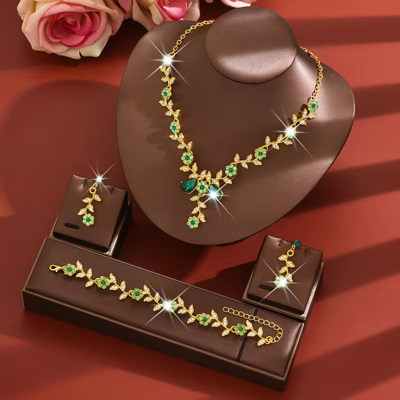 Luxury Alloy Women'S Jewelry Set