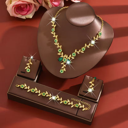 Luxury Alloy Women'S Jewelry Set