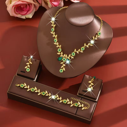 Luxury Alloy Women'S Jewelry Set