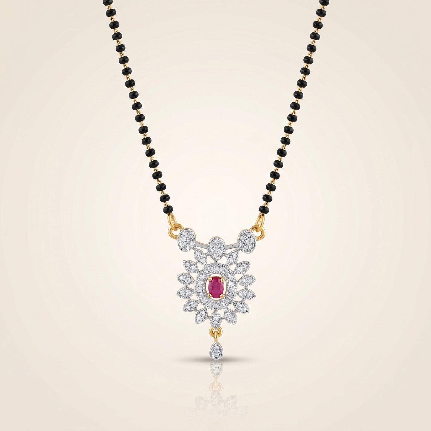 Diamond Bloom Mangalsutra