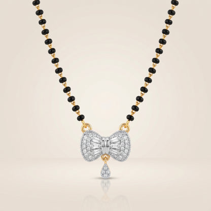 Diamond Bow Grace Mangalsutra