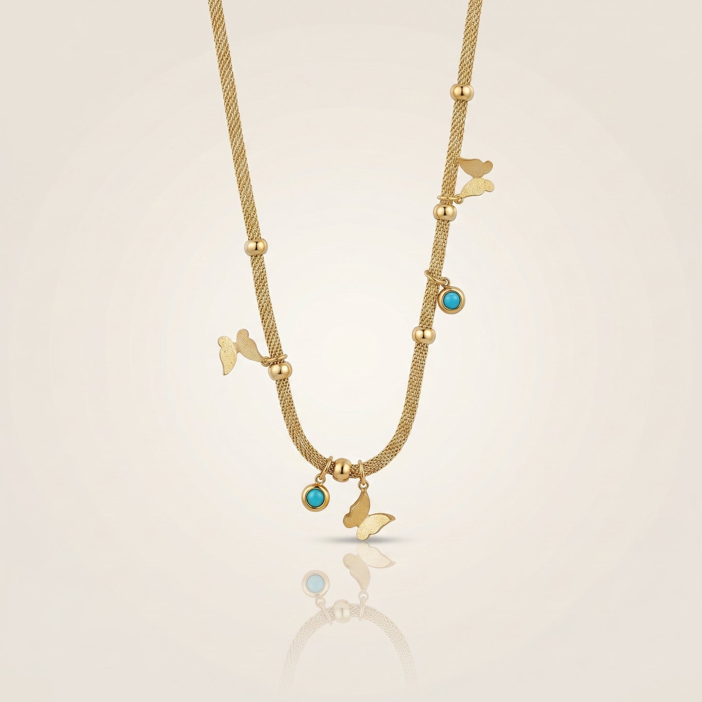 Lunara Butterfly Glow Pendant
