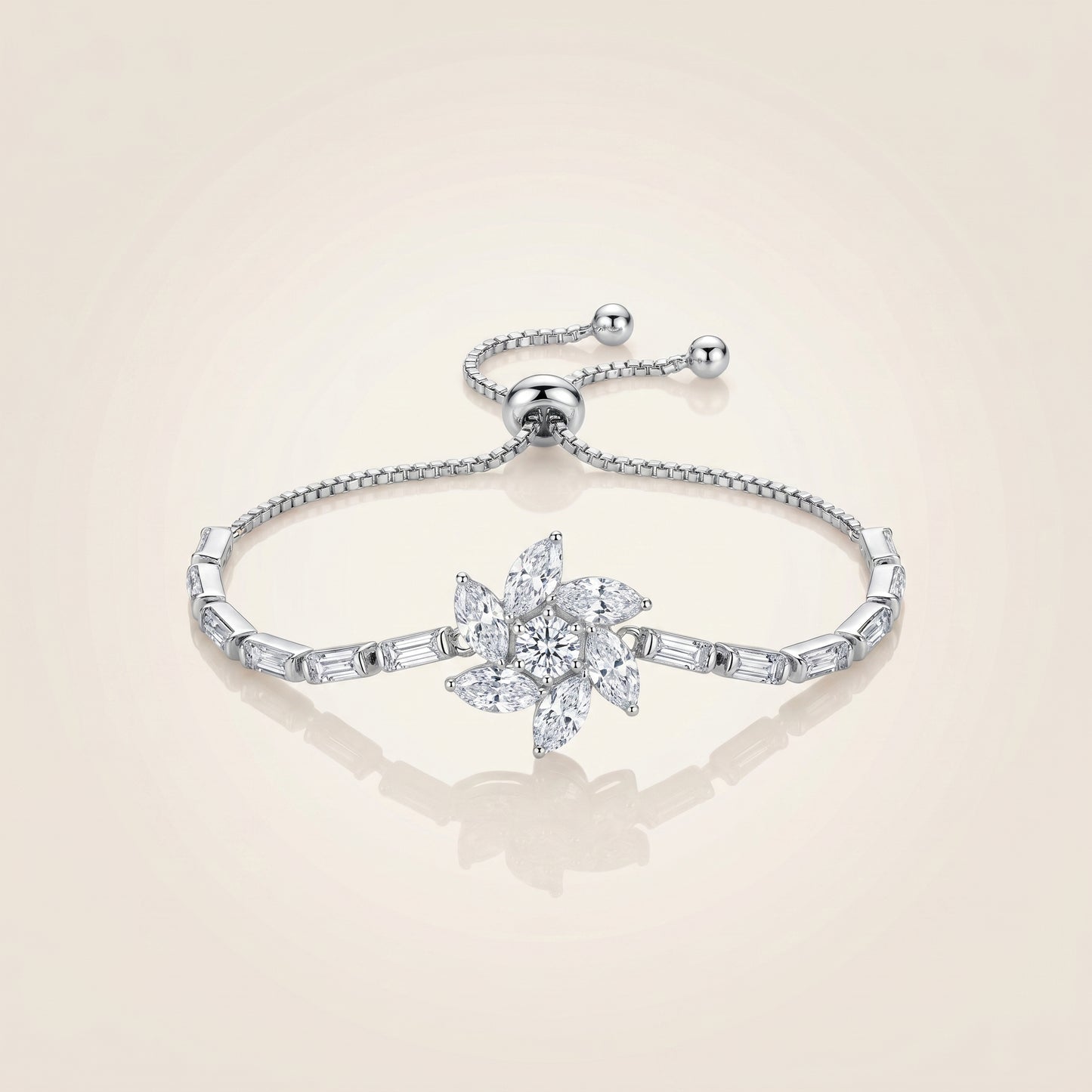 Sparkling Petal Bracelet