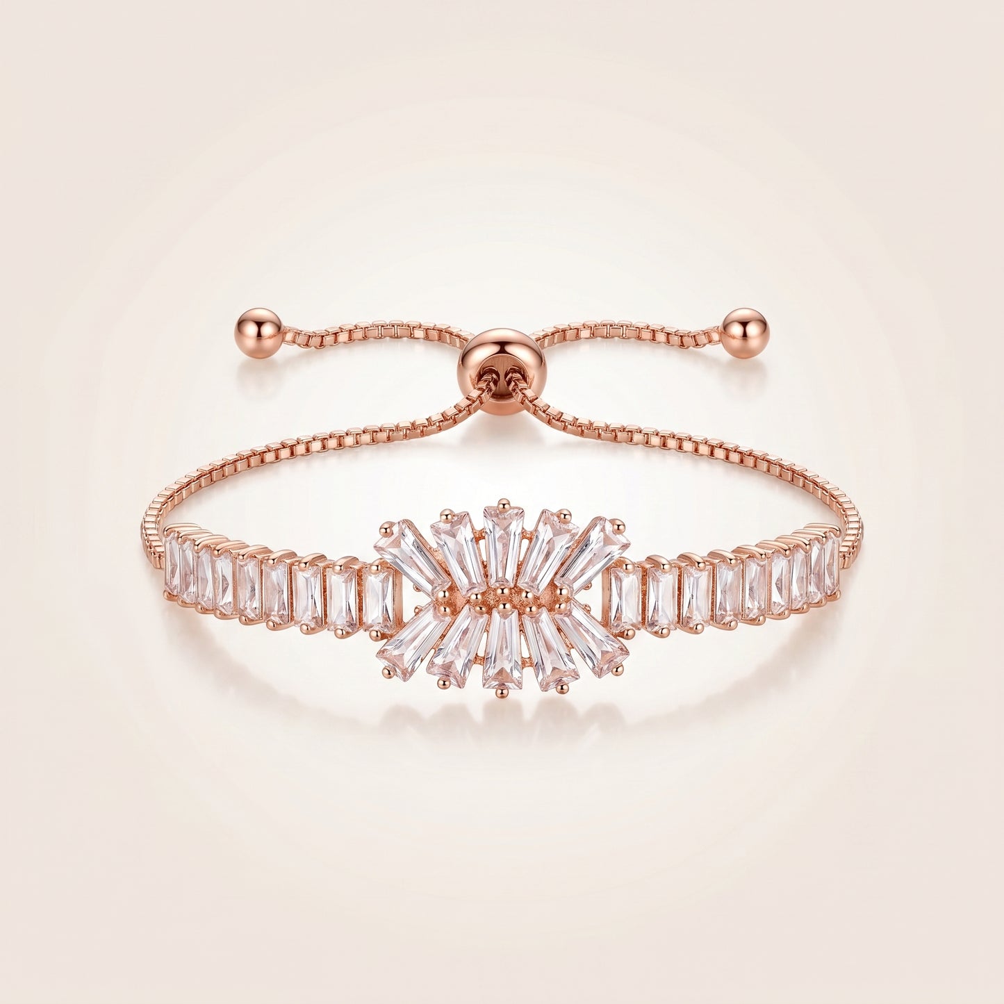 Sunburst Spark Bracelet (Rose Gold)