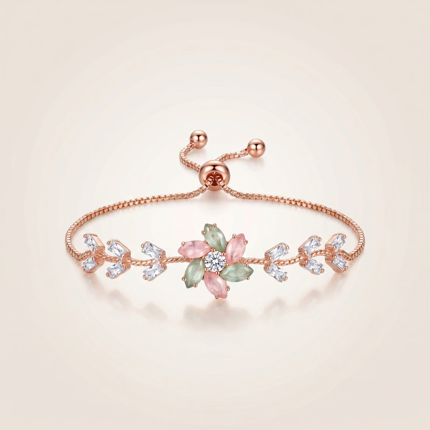 Rosy Bloom Bracelet