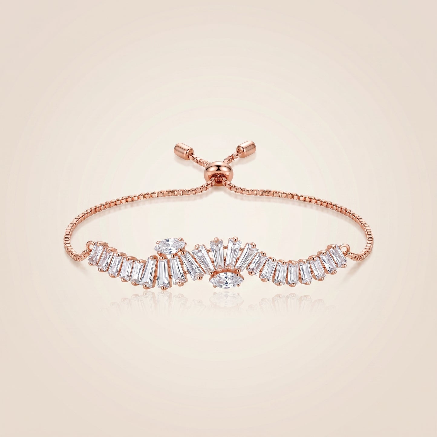 Diamond Flow Bracelet (Rose Gold)