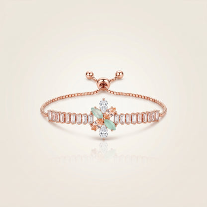 Rose Gold Petal Line Bracelet(Multi-colour)