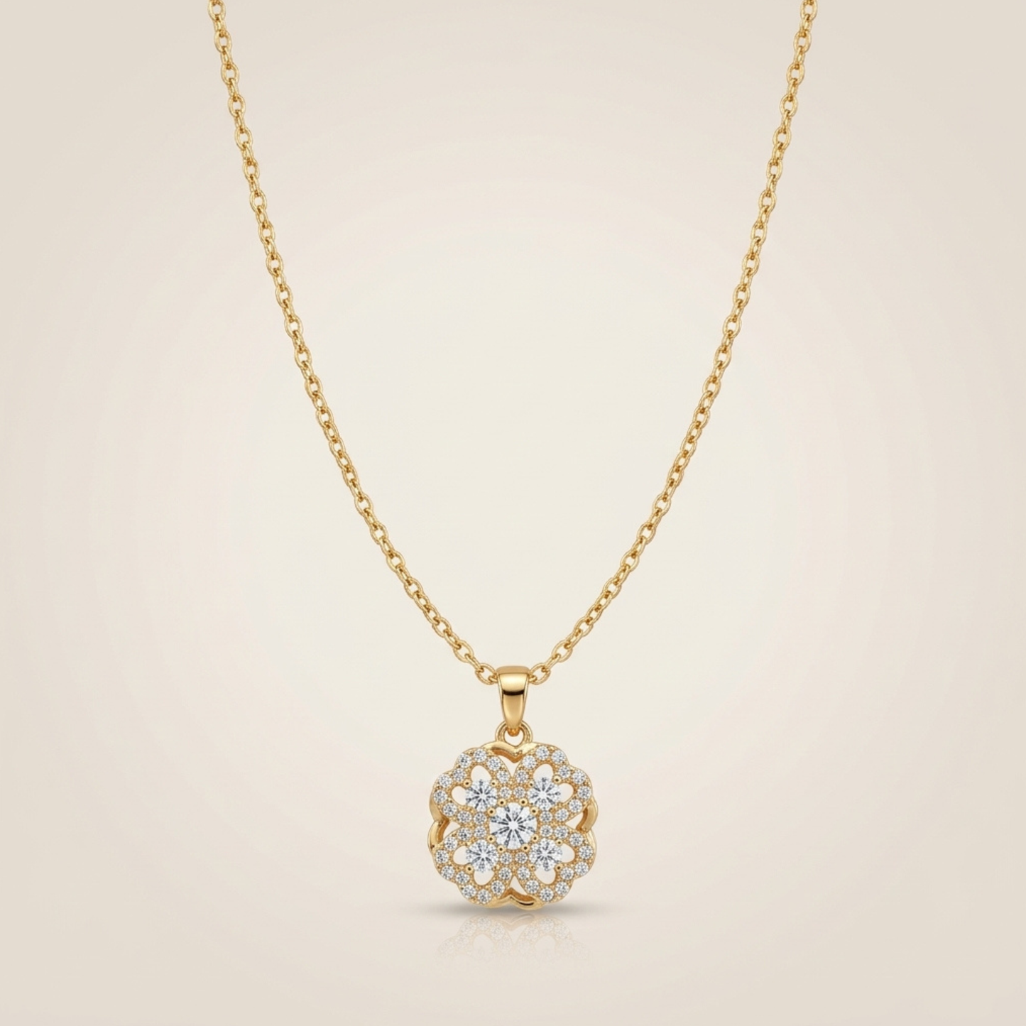 Golden Bloom Pendant
