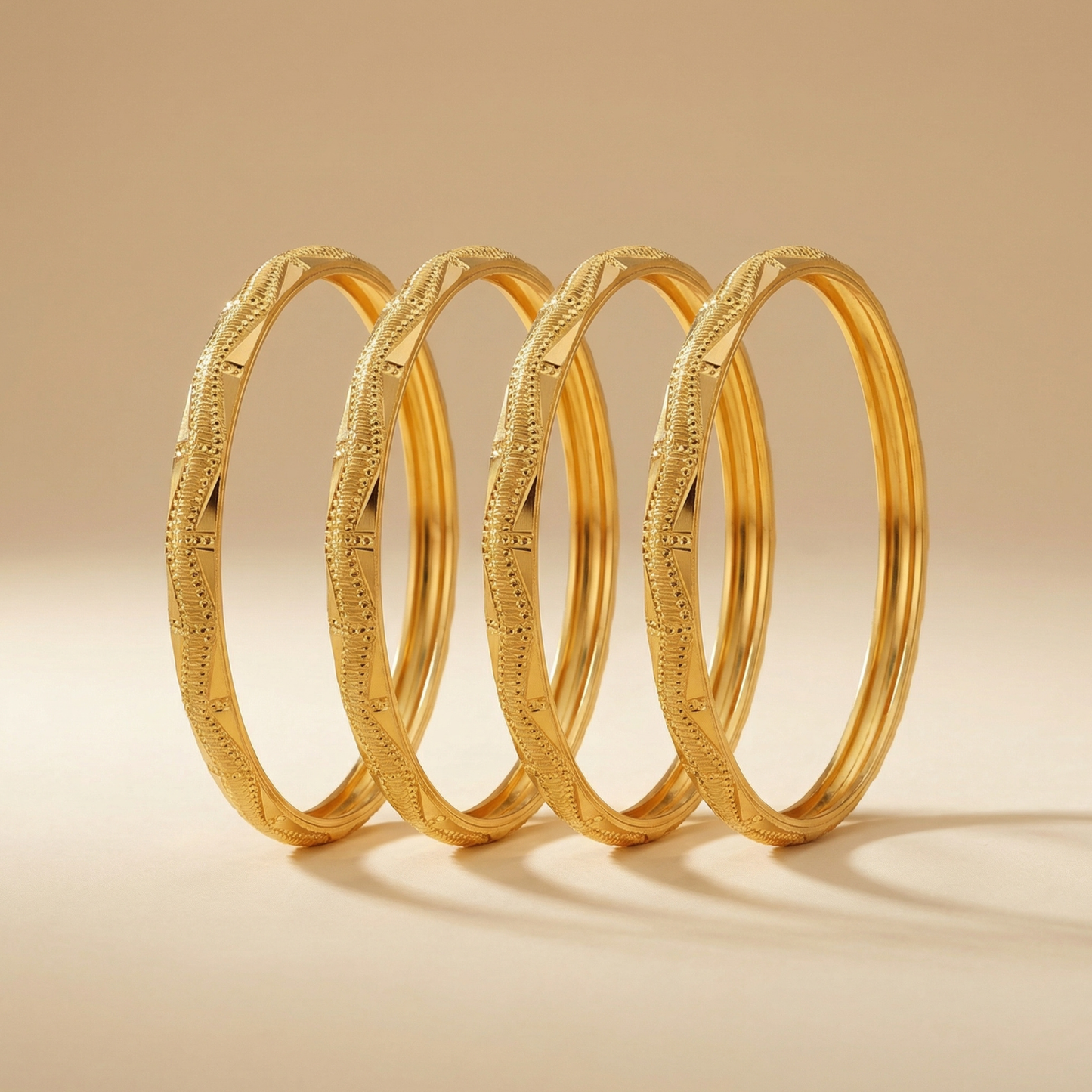 Diva shine Bangles ( pack of 4)