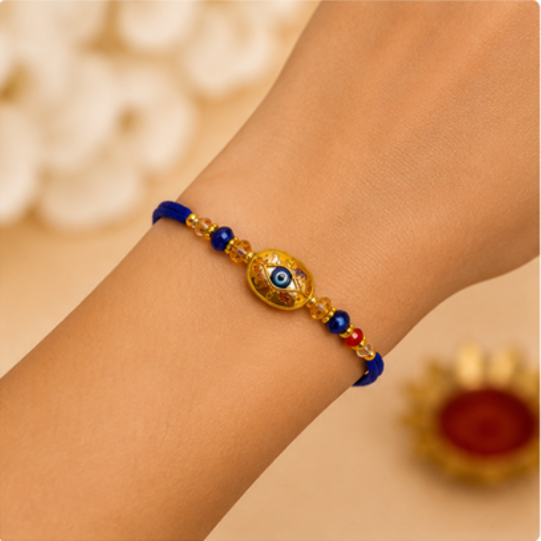 Elegant Evil Eye Protection Rakhi