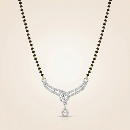 Silver Curve Mangalsutra