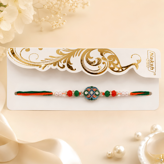 Premium Multicolor Designer Rakhi