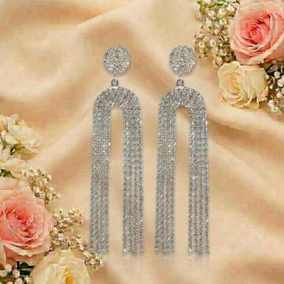 Sparkling Waterfall Earrings