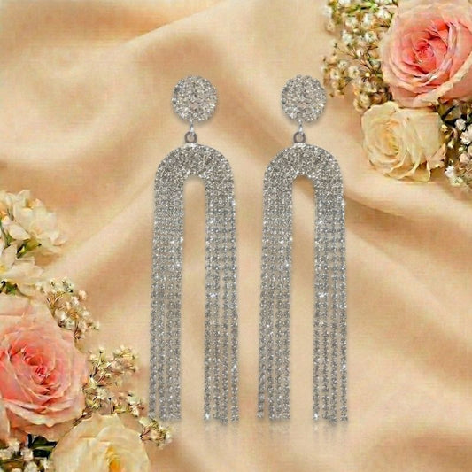 Sparkling Waterfall Earrings