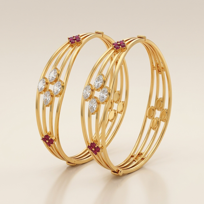 Chic Glow Bangles ( Set of 2 )