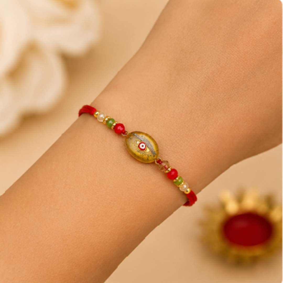 Elegant Evil Eye Protection Rakhi