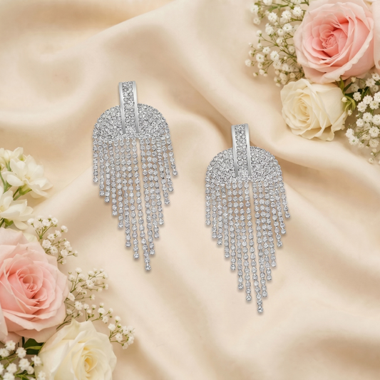 Celestial Cascade Fringe Earrings