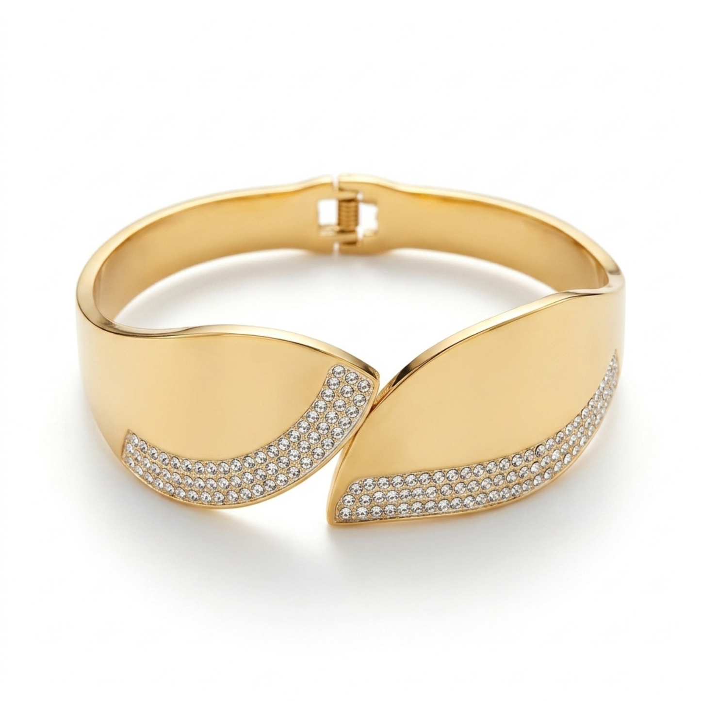 Golden Whisper Cuff Bracelet