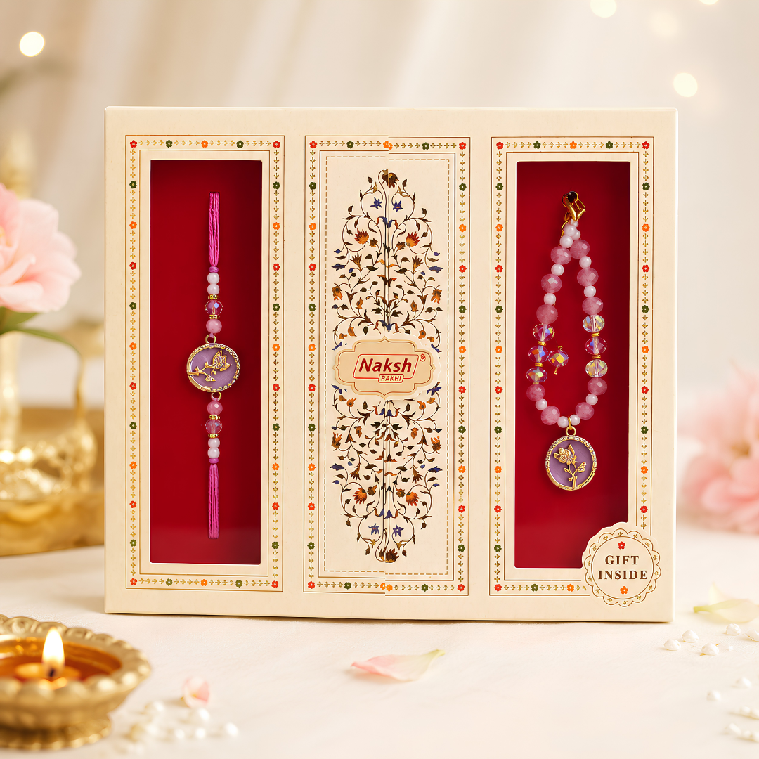 Designer Rakhi & Elegant Gift Box