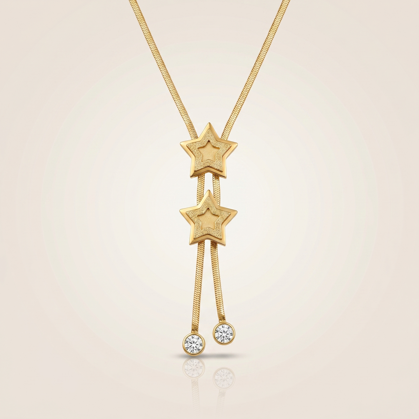 Twin Star Cascade Pendant