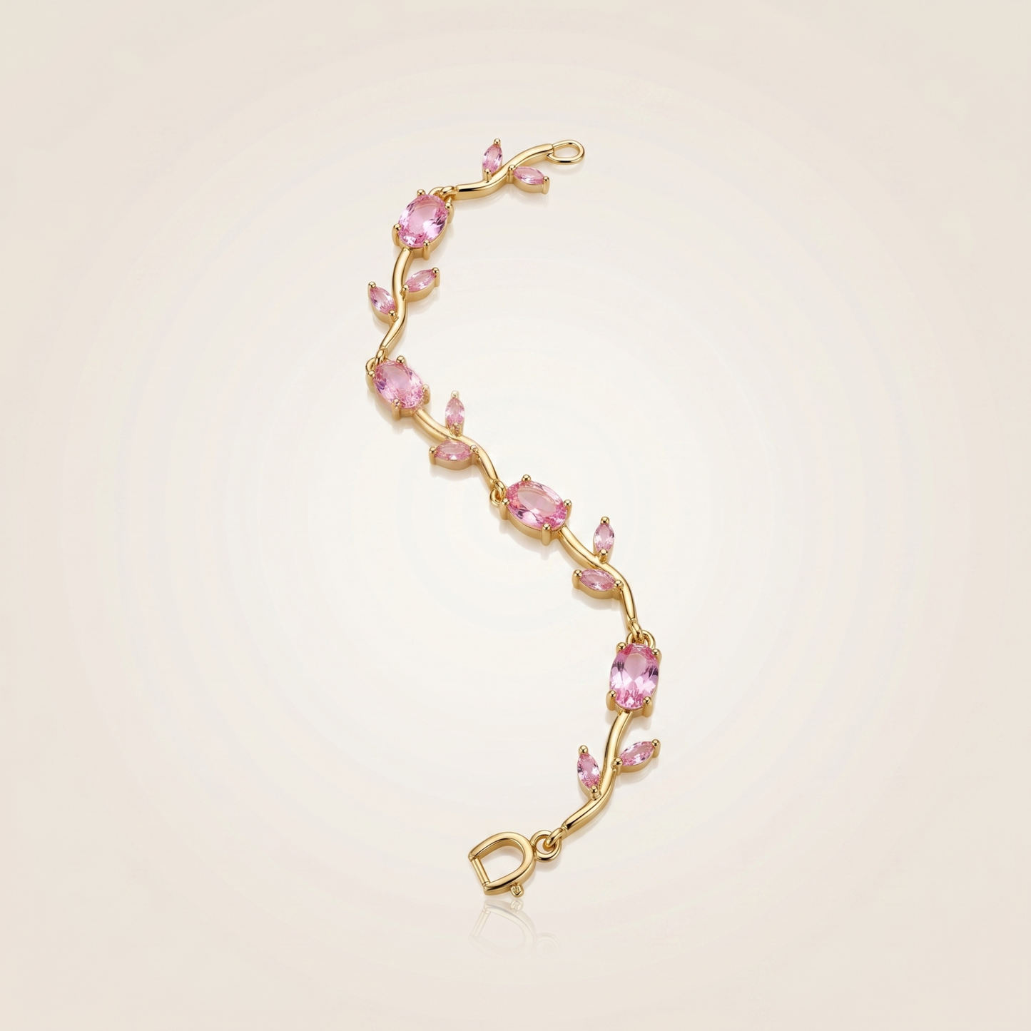 Pink Tulip Bracelet (Only Prepaid and  Partial COD) High Demand Product