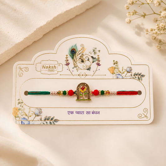 Premium Floral Window Rakhi