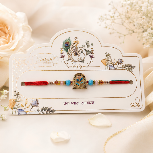 Premium Floral Window Rakhi
