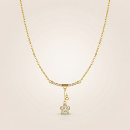 Golden Flower Pendant