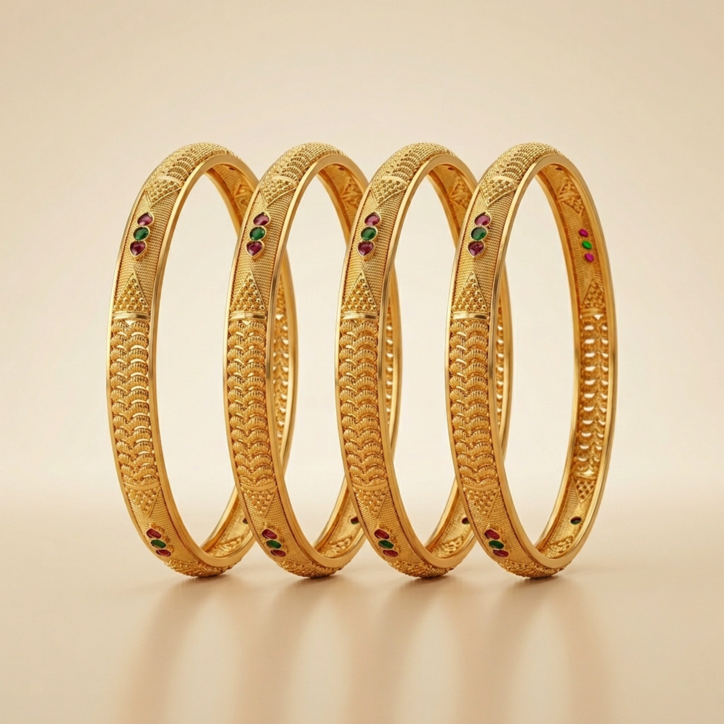 Ember Luxe Bangles ( pack of 4)