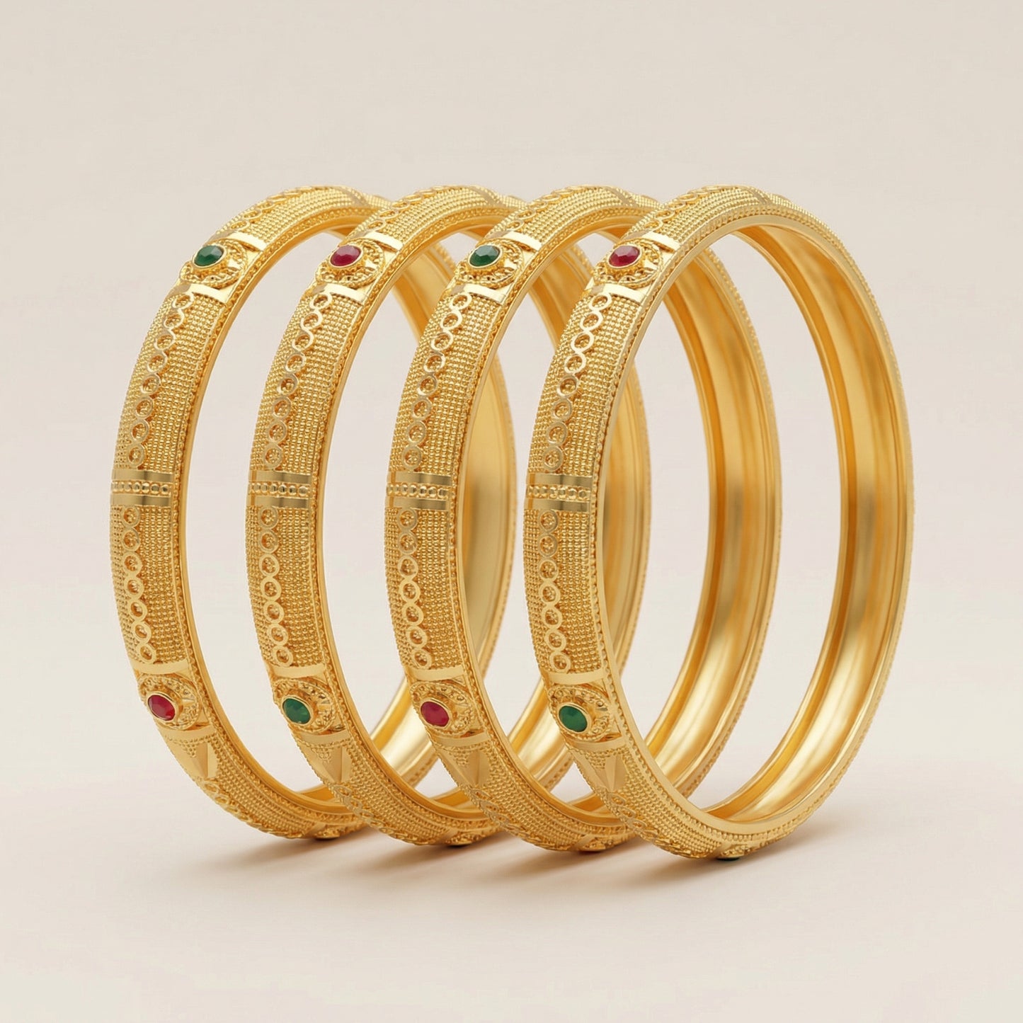 Royal Glow Bangles ( Set of 4 )