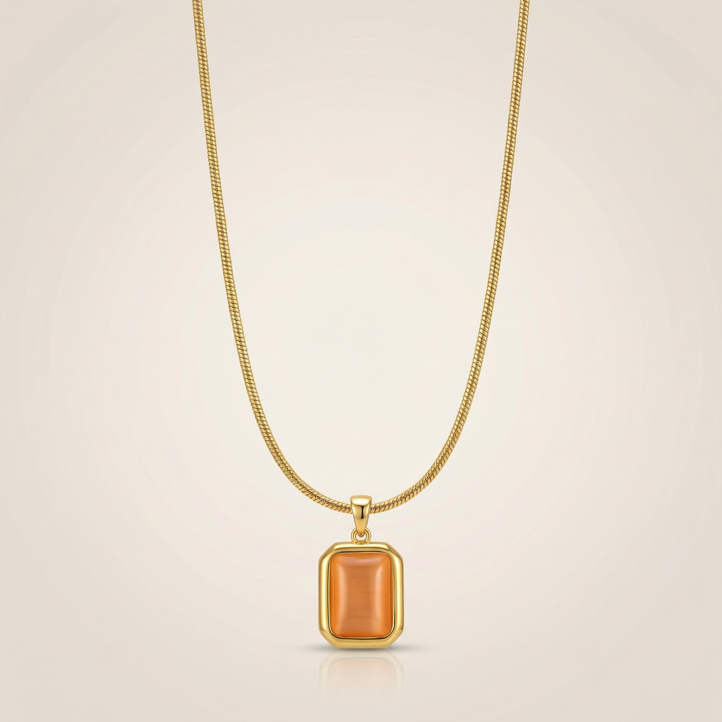 Orange Stone Pendant