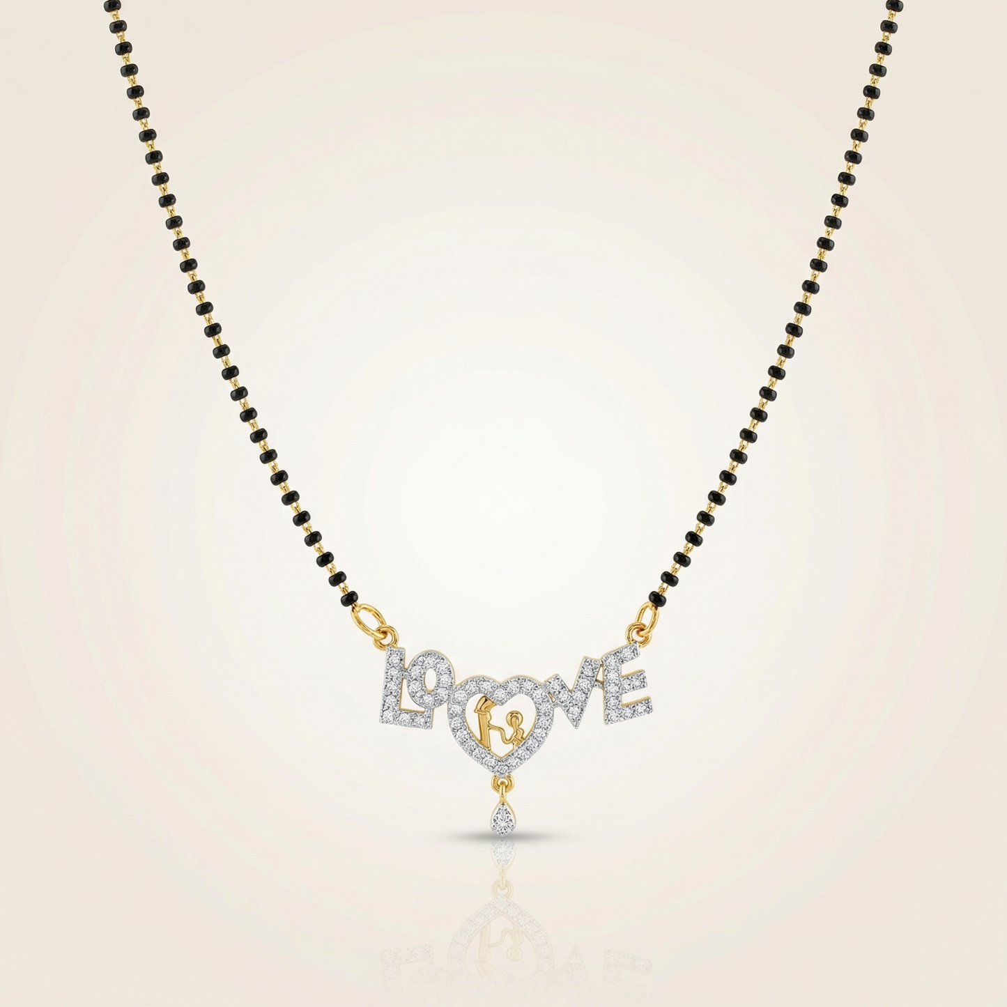 Love Heart Mangalsutra