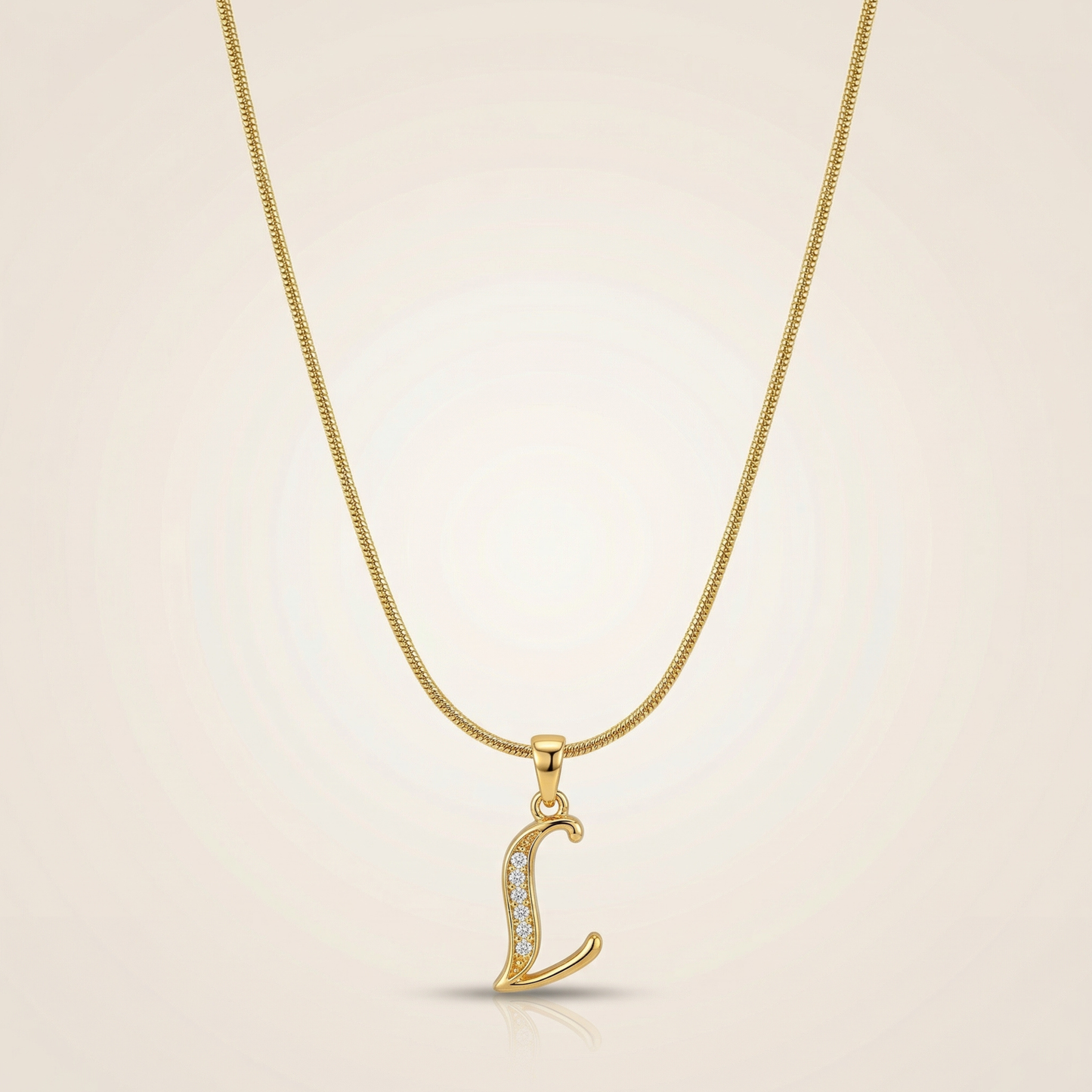 Initial L  Pendant