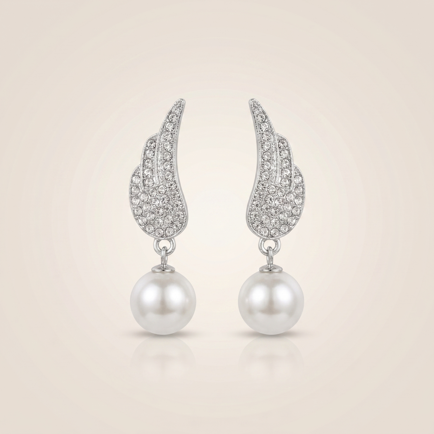 Pearl Wing Earrings