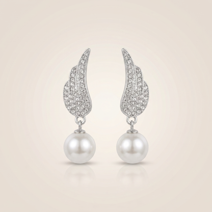 Pearl Wing Earrings