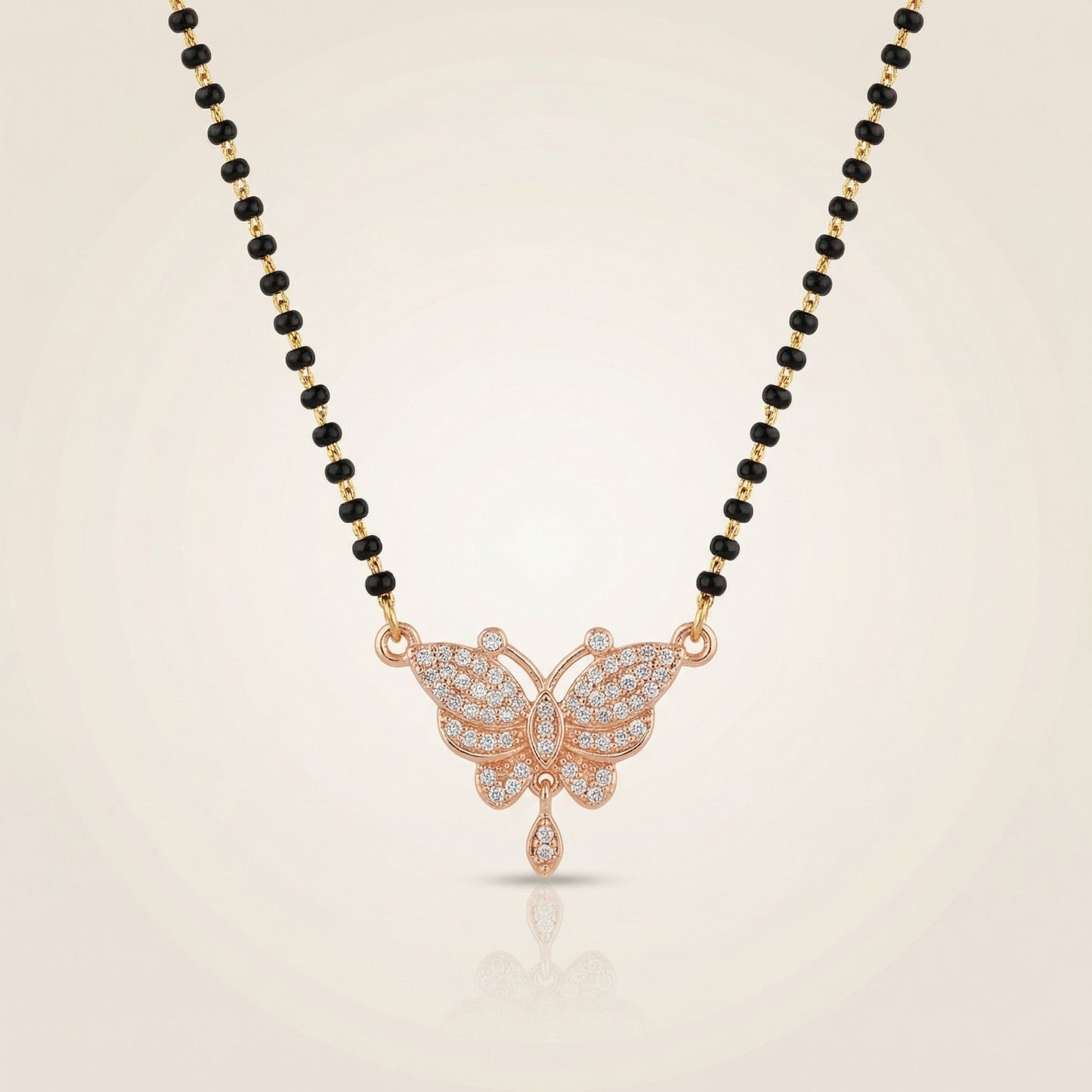 Butterfly Sparkle Mangalsutra