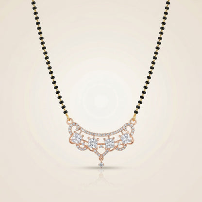 Crystal Charm Mangalsutra