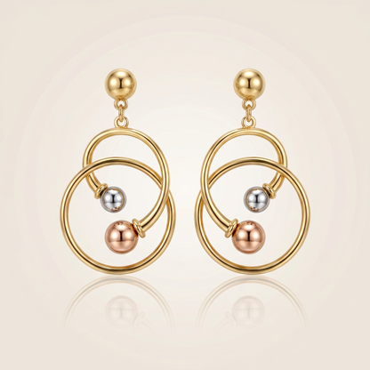 Mirage flick earrings