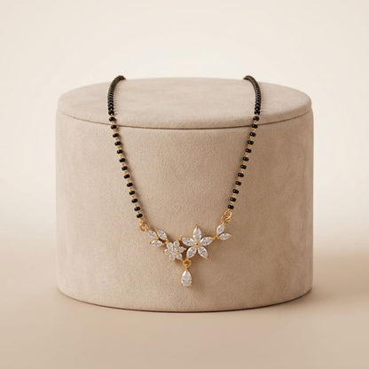 Sparkling Flower Mangalsutra