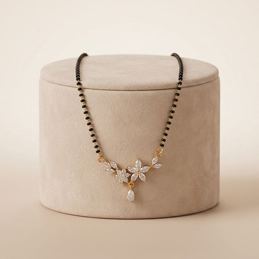 Sparkling Flower Mangalsutra