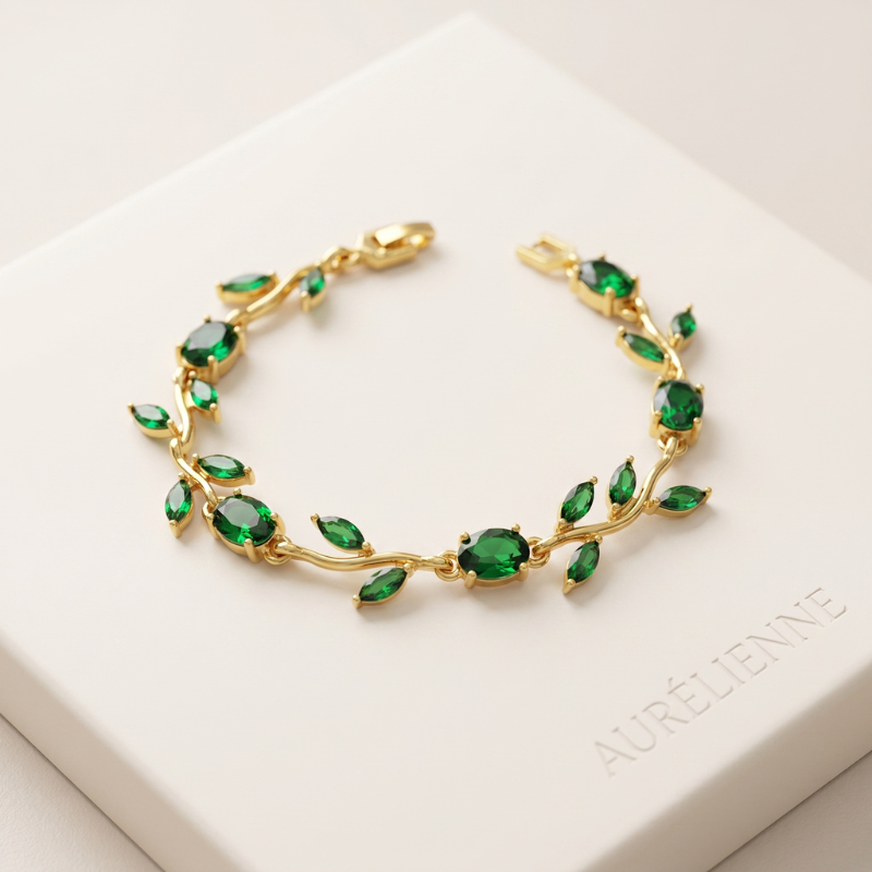 Green Tulip Bracelet
