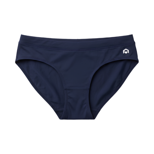 Women’s Solid Brief Panty – Navy Blue