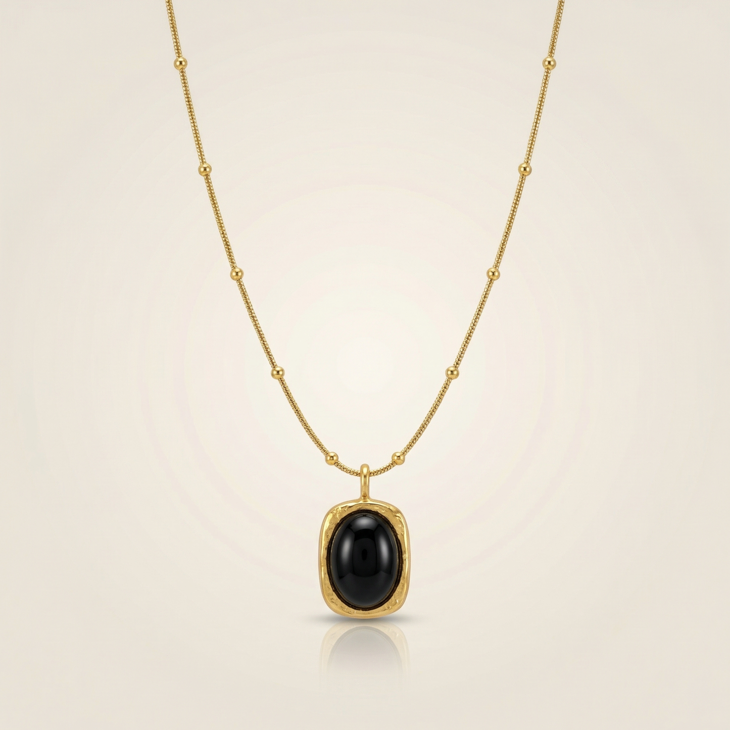 Black Stone Pendant