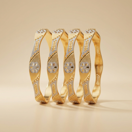Solstice Shine Bangles( pack of 4)