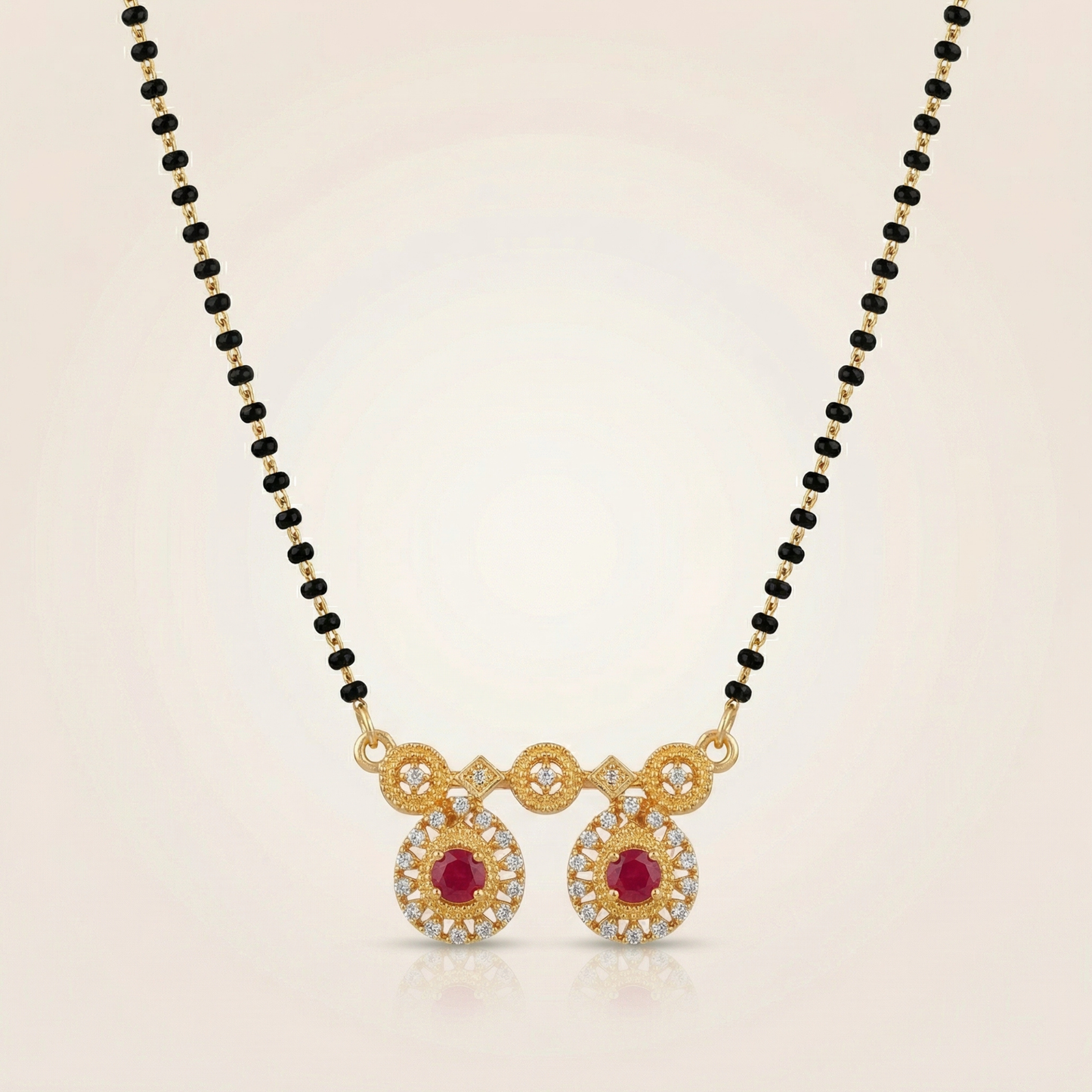 Twin Sparkle Mangalsutra