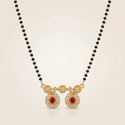 Twin Sparkle Mangalsutra