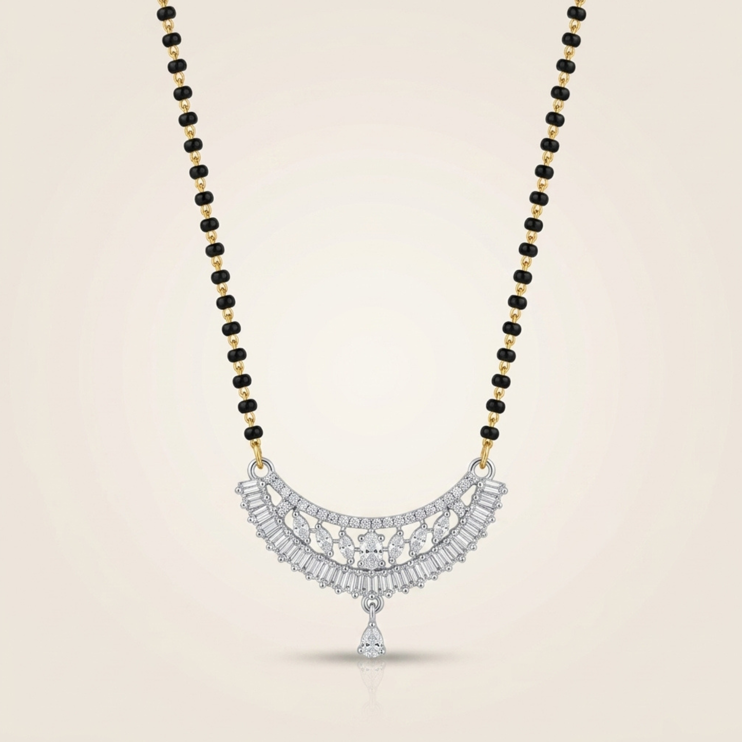 Silver Charm mangalsutra
