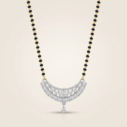 Silver Charm mangalsutra